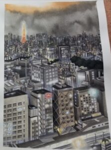 光宗薫 東京タワー（夜景）2021年1月21日
